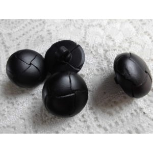 画像: 約19ｍｍ　メッチャお買い得な高級革ボタン　4個入り