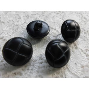 画像: 約15ｍｍ　メッチャお買い得！皮みたいなボタン　4個入り