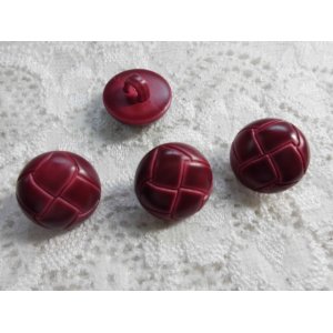 画像: 約15ｍｍ　メッチャお買い得！皮みたいなボタン　4個入り
