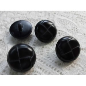 画像: 約21ｍｍ　メッチャお買い得！皮みたいなボタン　4個入り
