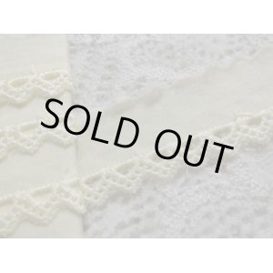 画像: お買い得品！ハンパ物処分！クリーム色の綿レース　2M