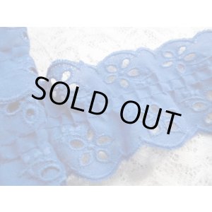 画像: お買い得品！ハンパ物市！人気のハナコンの綿フリルレース　1M