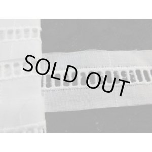 画像: お買い得品！ハンパ物市！人気のシロの綿レース　1.2M