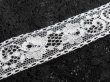 画像1: 幅約2.3ｃ　オフシロの可愛いラッセルレース　10M