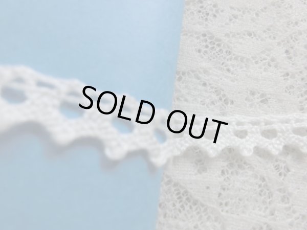 画像1: 幅約0.9ｃ 人気のオフシロのトーション　5Ｍ