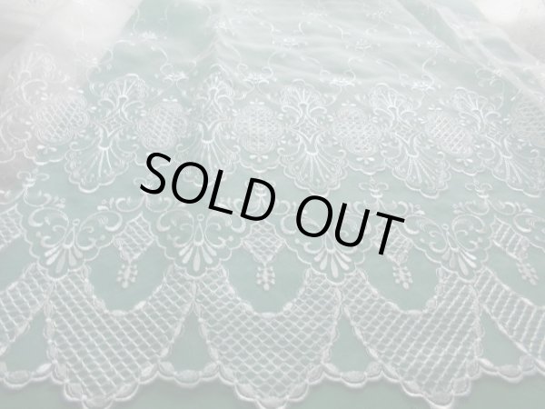 画像4: 流行の兆し、ロマンティックレース！！！　　オフシロの広幅高級オーガンジレース　2M