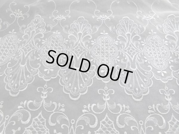 画像3: 流行の兆し、ロマンティックレース！！！　　オフシロの広幅高級オーガンジレース　2M