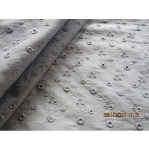 画像: 数量限定！手作りのマスクに如何！メチャメッチャお買い得でエレガントなブルーグレーの綿レース　1M