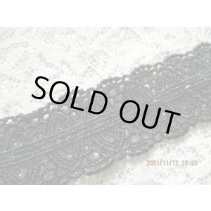 画像: 幅約2.5C　在庫処分！メッチャお買い得！お買い得なクロのケミカルレース　2.5M