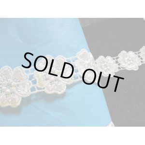 画像: 幅約2.5C　在庫処分！メッチャお買い得！お買い得なオフシロのケミカルのケミカルレース　2.5M