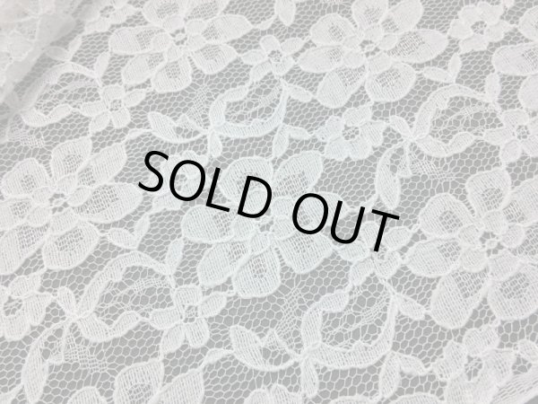 画像2: 幅約110ｃ　メッチャお買い得な花柄の高級ラッセルレース　オフシロ　2M