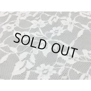 画像: 幅約110ｃ　メッチャお買い得な花柄の高級ラッセルレース　オフシロ　2M