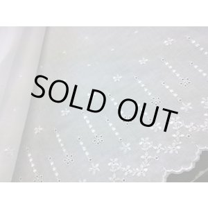 画像: 幅約25c とてもエレガントなシロの綿レース 1.5M