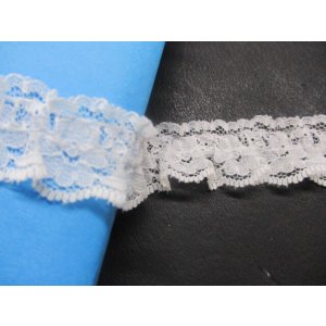 画像: メッチャお買い得な数量限定!特価品!!!シロの人気のラッセルフリル原反売り●