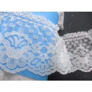 画像: 人気のオフシロのラッセルフリル原反売り●