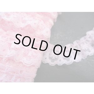 画像: メッチャお買い得な数量限定！特価品！！！ピンクの人気のラッセルフリル原反売り●
