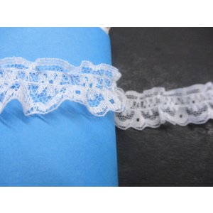 画像: メッチャお買い得な数量限定!特価品!!!シロの人気のラッセルフリル原反売り●