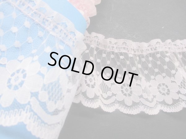 画像1: メッチャお買い得な数量限定！特価品！！！ピンクの人気のラッセルフリル原反売り●