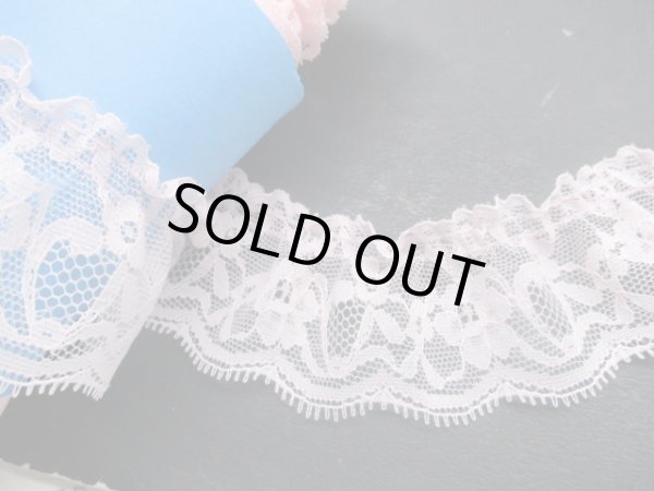 画像1: メッチャお買い得な数量限定！特価品！！！ピンクの人気のラッセルフリル原反売り●