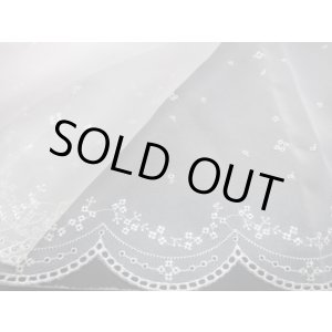 画像: 流行の兆し、ロマンティックレース！！！　　オフシロの中幅高級オーガンジレース　1.5M