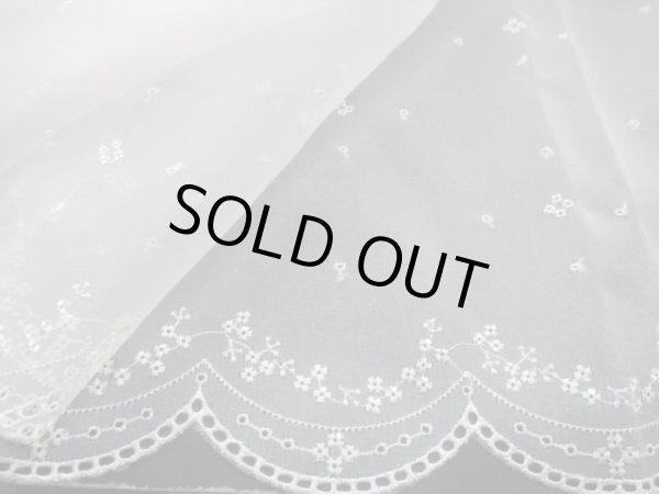 画像1: 流行の兆し、ロマンティックレース！！！　　オフシロの中幅高級オーガンジレース　1.5M