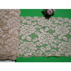 画像: 幅12ｃ　ベージュのラッセルストレッチ　3M