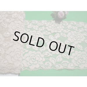 画像: 幅12ｃ　ベージュのラッセルストレッチ　3M