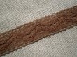 画像1: 幅1.7ｃ　人気のチョコレートブラウンのトーションレース　5M