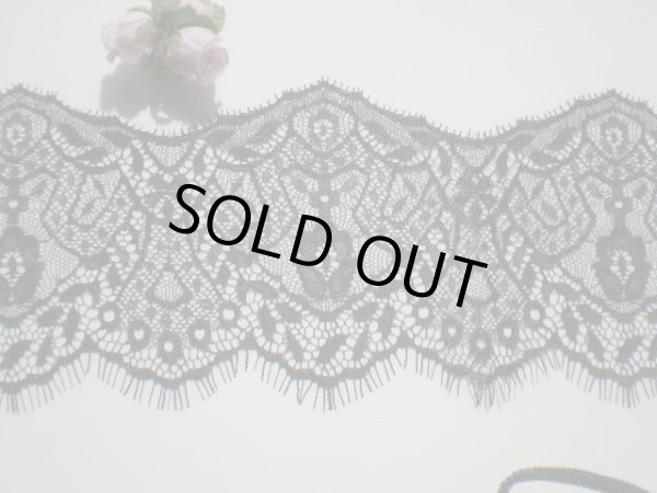 画像1: 高級ラッセル　アイラッシュレース　約1.4Ｍ