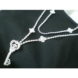 画像: とてもエレガントな流行の花柄の綿ケミカルのアクセサリーレース　約65ｃ