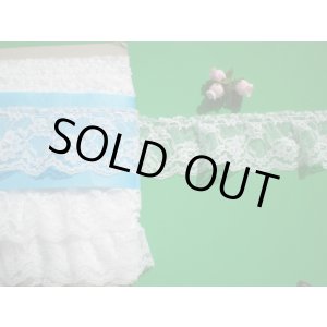 画像: 人気のシロのラッセルフリル原反売り　50Ｍ●