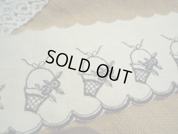 画像2: レース工房☆太陽のオリジナル柄　レモンィエローの可愛いブーケ柄　2M