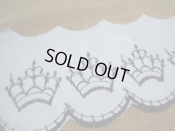 画像2: レース工房☆太陽のオリジナル柄　シロのティアラ　2M