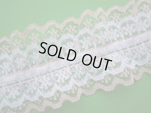 画像1: 幅約4.5c　ピンクとシロのとても可愛いゴスロリ　2M