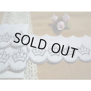 画像: レース工房☆太陽オリジナル柄　シロのティアラ柄　6.5M