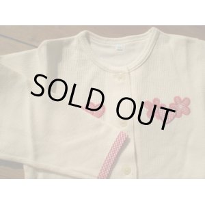 画像: 綿の生成りのニットの子供服　サイズ１２０