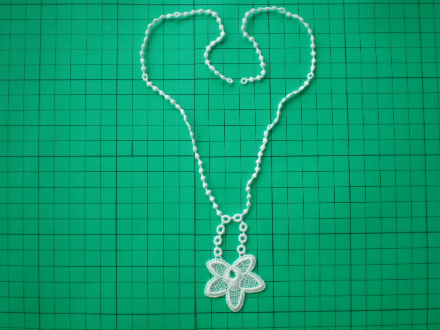 画像: 流行の綿ケミカルの花柄のアクセサリーレース