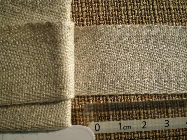 画像: 幅約３ｃ　綾織の麻混ナチュラルテープ　３M