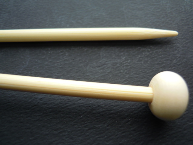 画像2: 人気の竹編み針　2本針6号