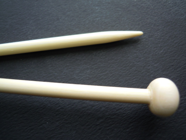 画像2: 人気の竹編み針　2本針8号