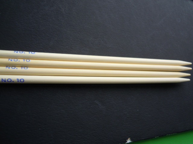 画像2: 人気の竹編み針　4本針10号