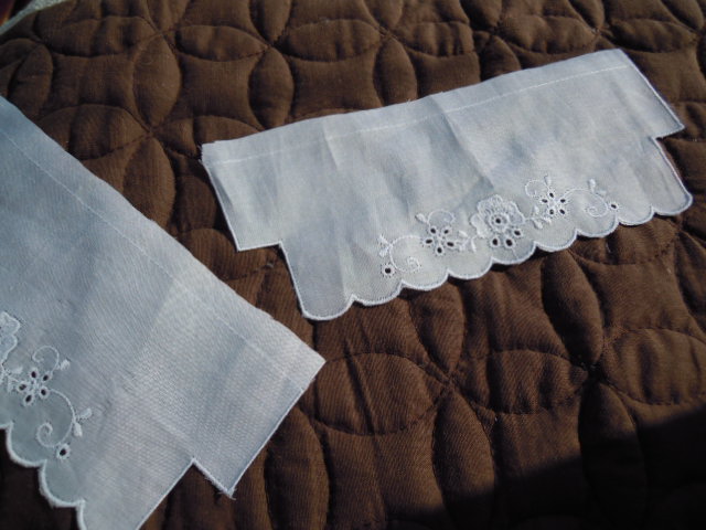 画像2: と〜っても可愛い綿の袖レース　　