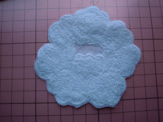 画像: エレガントなシロの花柄の綿モチーフレース　3枚