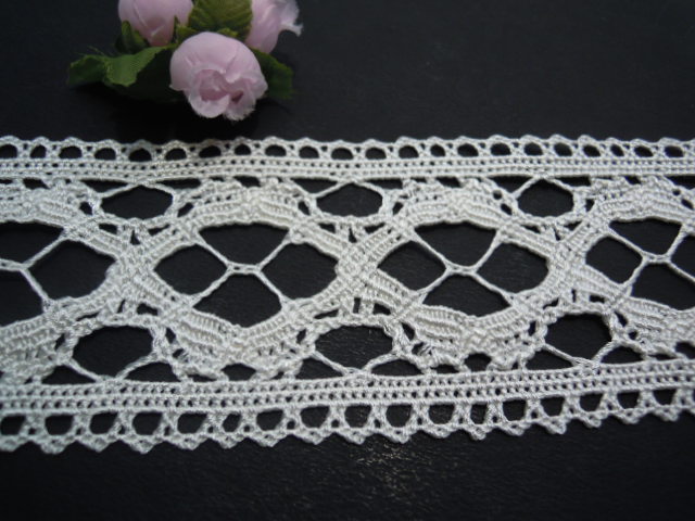 画像3: 幅約6.5ｃ　人気のオフシロのトーションレース　2M