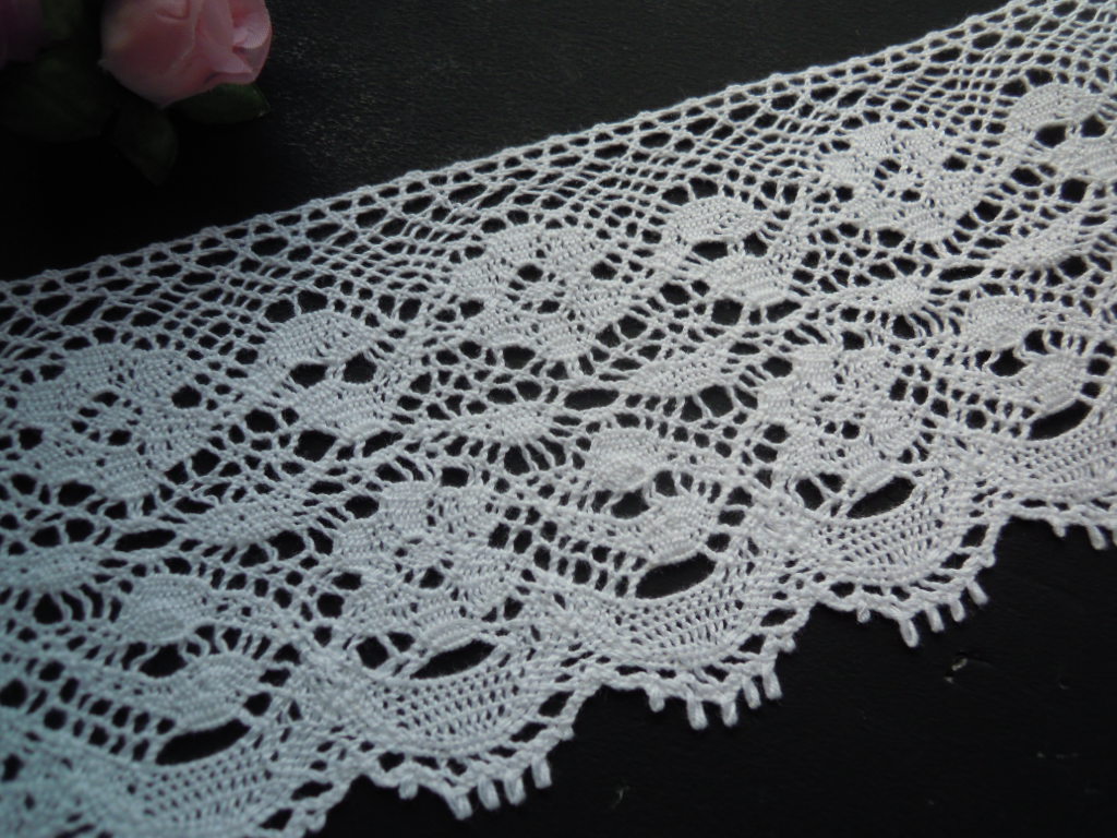 画像2: 幅約8.5ｃ 流行のショールトーションに・・・超お買い得なシロのトーション　2Ｍ