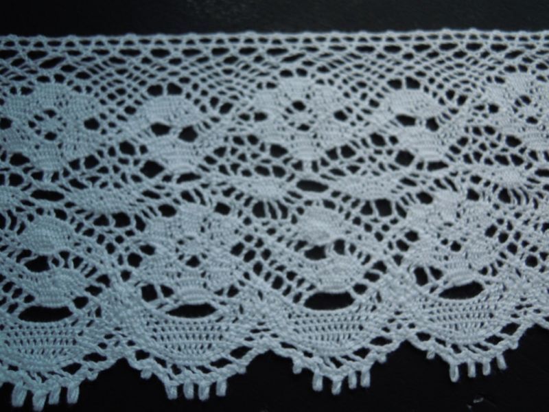 画像1: 幅約8.5ｃ 流行のショールトーションに・・・超お買い得なシロのトーション　2Ｍ