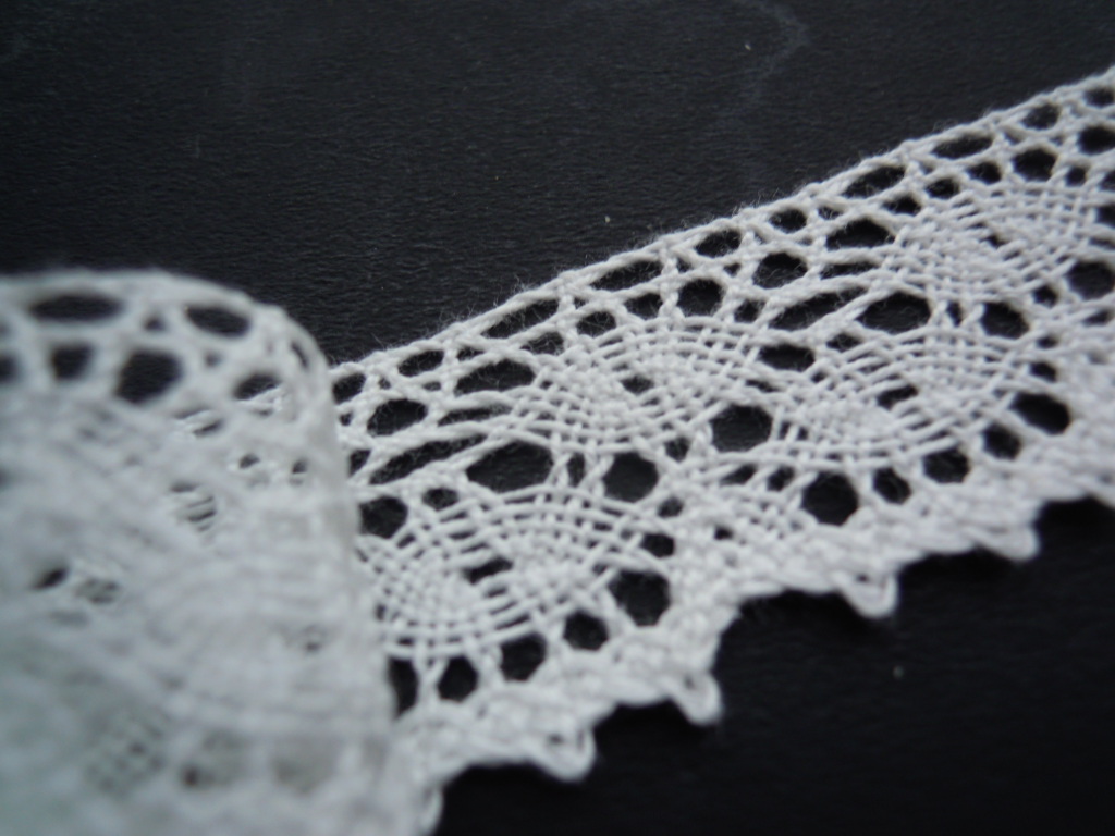 画像1: 幅約2.3ｃ 人気のオフシロのトーション　5Ｍ