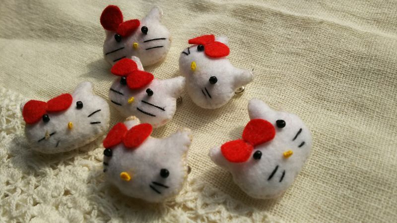 画像2: 可愛い可愛いネコちゃんのマスコット　８個入り