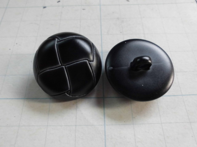 画像: 約25ｍｍ　メッチャお買い得！皮みたいなボタン　4個入り