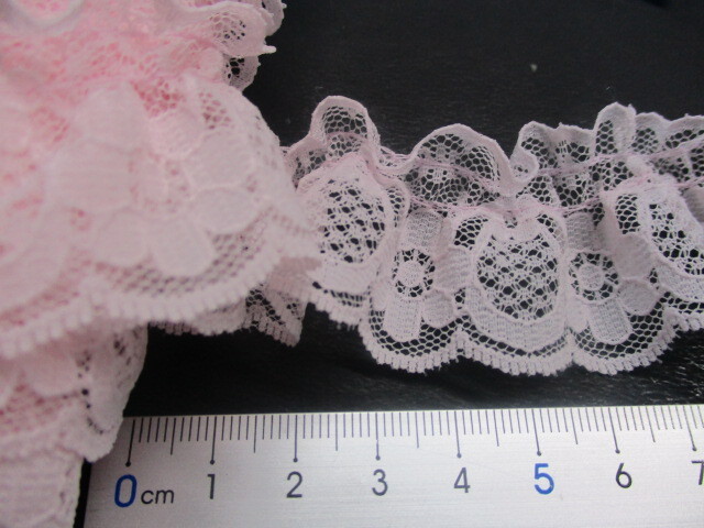 画像: メッチャお買い得な数量限定！特価品！！！ピンクの人気のラッセルフリル原反売り●